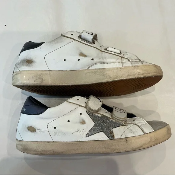 Golden Goose Old School Love Venice Sneakers Flawed Size 7 - Picture 3 of 16